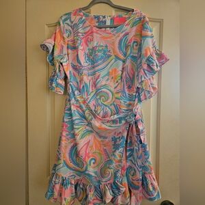 Lilly Pulitzer Multicolor Paisley Mini Dress - Pink, Blue, Green, Orange
